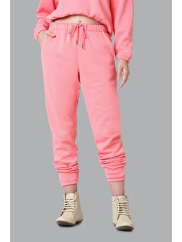 Van Heusen Woman Lingerie and Athleisure - Van Heusen Athleisure Women Drawstring Waist & Functional Pockets Joggers - Salmon Rose