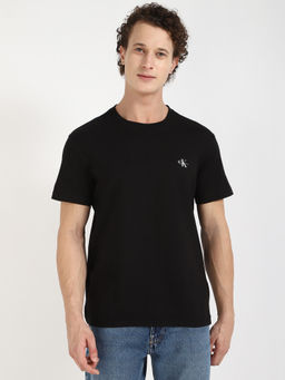 Calvin Klein - Mens Multi-Color Solid Casual T-Shirt (Pack of 2)