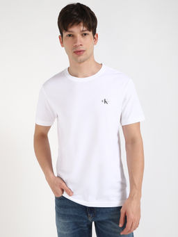 Calvin Klein - Mens Multi-Color Solid Casual T-Shirt (Pack of 2)