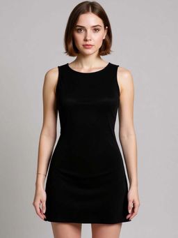 Outzidr - Black Tank Dress