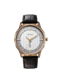 Titan - Regalia Opulent 1875QL01 Off White Dial Analog Watch for Men