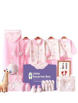 Little Surprise Box - Pink Penguin Gift Hamper (0 Months)