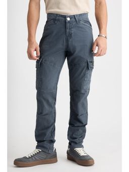 FREAKINS - Mens Charcoal Safari Cargos