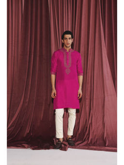 Twenty Nine - Pink Kurta with Pant (Set of 2)