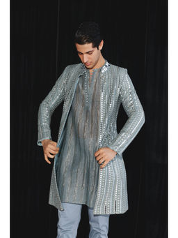 Twenty Nine - Powder Blue Mirrorwork Jacket