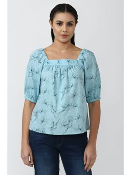 Van Heusen - Blue Top Floral