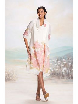 Kaveri - Pink Bubble Flower Zoro Jacket Dress