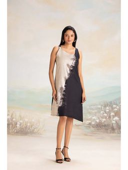 Kaveri - Black Sound Wave Dress