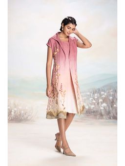 Kaveri - Pink Landscape Pony Dress