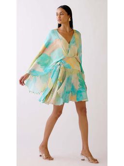 Basanti Kapde aur Koffee - The Aqua Resort Skater Mini Dress