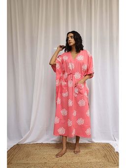 Fancy Pastels - Gulabchand Pink Kaftan Dress