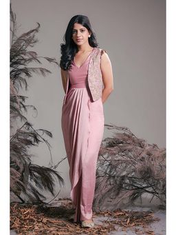 RIRASA - Raga Pink Dress with Jacket