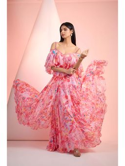MANDIRA WIRK - Pink Maze Dress