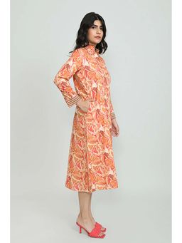 OMAANA - Peachy Summers Midi Dress