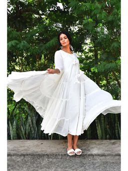 OMAANA - Vanilla Delight Summer Maxi Dress