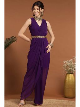 RIRASA - Adidev Purple Dress and Belt