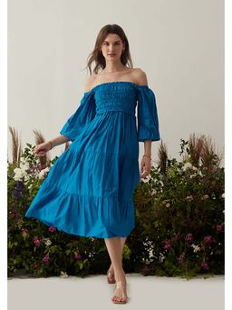 AMOSHI - Love Midi Dress Blue