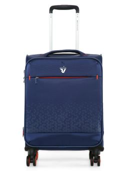 Roncato - Crosslite Range Blue Color Soft Case Polyester Cabin Size Luggage