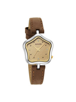 Sonata - Utsav 8185BL01 Beige Dial Analog Watch For Women