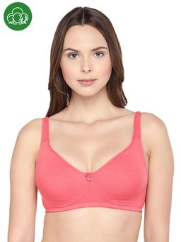 Inner Sense - Organic Cotton Antimicrobial Seamless Side Support Bras (Pack Of 2)-Pink