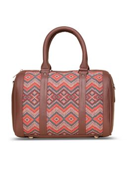 Zouk - Multicolor Top Handle Handheld Handbag for Women