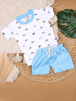 Moms Home - Kids Organic Cotton T-Shirt & Shorts (Set of 2)