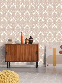Excel - Windsor Vittorio In White Beige Damask
