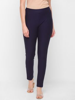 Globus - Solid Navy Blue Tregging