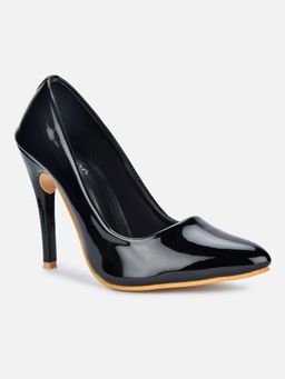 VALIOSAA - Black Solid-Plain Heels