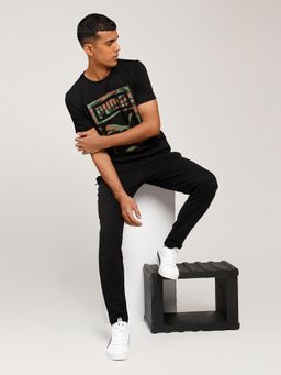 Puma - Black Graphic T-Shirt