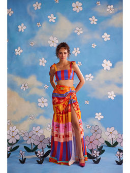 Zip by Payal & Zinal - Hearts Unlocked Enchanted Carnival Top and Skirt (Set of 2)