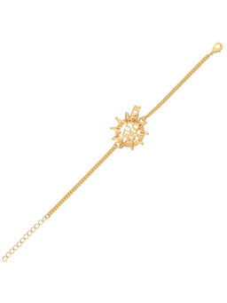 Voylla - Super Bro Fabulous Rakhi in Gold Tone