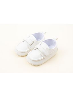 Baby Doe - Velcro White Loafers