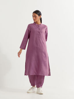 The Indian Cause - Mauve Boyfriend Co-Ord (Set of 2)