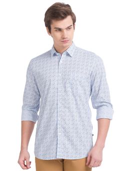 Parx - Medium Blue Casual Shirt