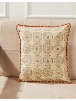 Fabindia - Multi Cotton Hand Block Printed Jaisalmer Cushion Cover