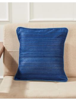 Fabindia - Blue Deeva Silk Woven Cushion Cover
