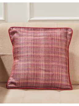 Fabindia - Pink Deeva Silk Woven Cushion Cover