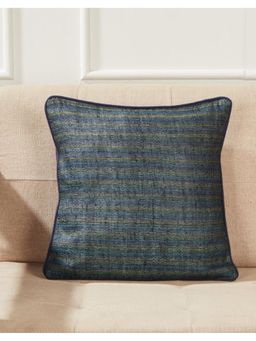 Fabindia - Black Deeva Silk Woven Cushion Cover