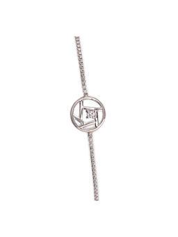 Bijou Co. - Orbital Lab Grown Diamond Bracelet - White