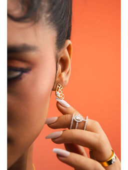 Bijou Co. - Wing Me Up Lab Grown Diamond Studs - White