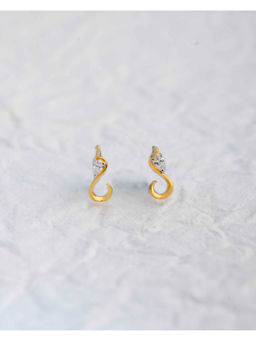 Bijou Co. - Hook Me Up Lab Grown Diamond Studs - White