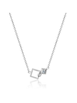 Bijou Co. - Apex Lab Grown Diamond Necklace - White