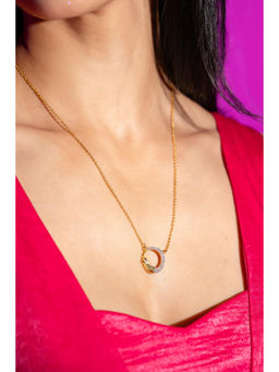 Bijou Co. - Bird Halo Lab Grown Diamond Necklace - White