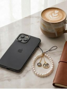 YELONA - Handmade Pearl Beaded Phone Charm
