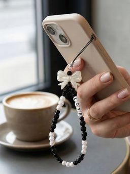 YELONA - Handmade Love Pearl Beaded Mobile Phone Charm