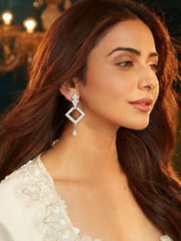 Accessher - Gold Tone Crystal Drop Dangle Earrings for Women