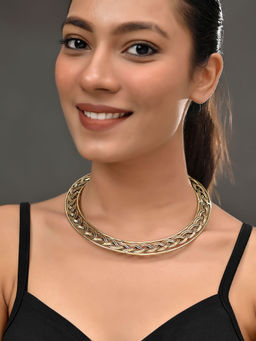 Silvermerc Designs - Gold Plated Braided Necklace