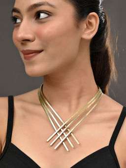 Silvermerc Designs - Gold-Plated Multi-Strand Necklace