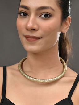 Silvermerc Designs - Gold-Toned Textured Necklace